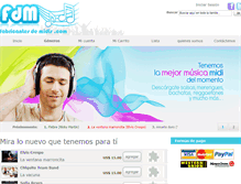 Tablet Screenshot of fabricantesdemidis.com